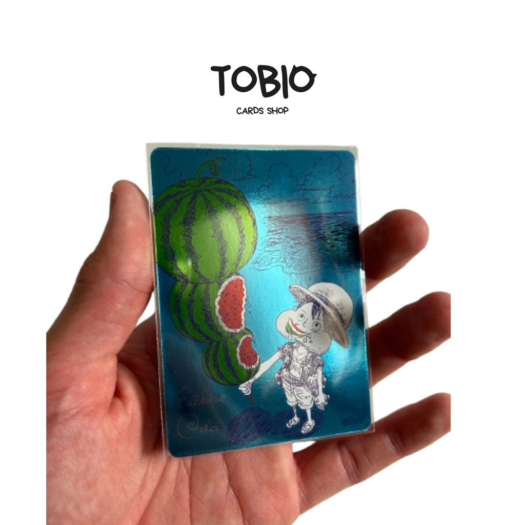 Carte promotionnelle Monkey D. Luffy Watermelon Natsucomi Eiichiro Oda