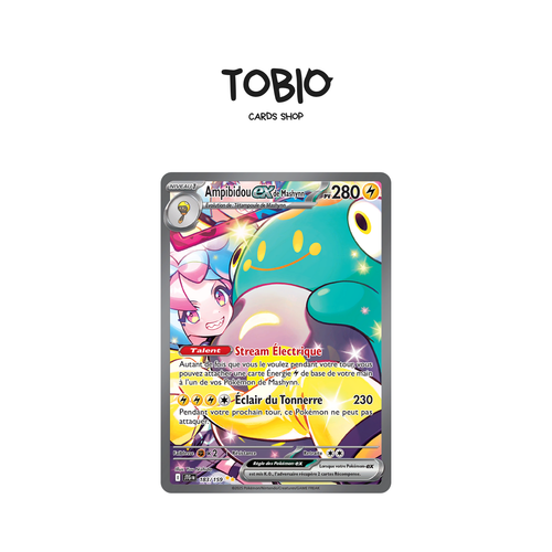 Carte Pokémon Ampibidou-ex alternative 183/159 de l'extension Aventures Ensemble
