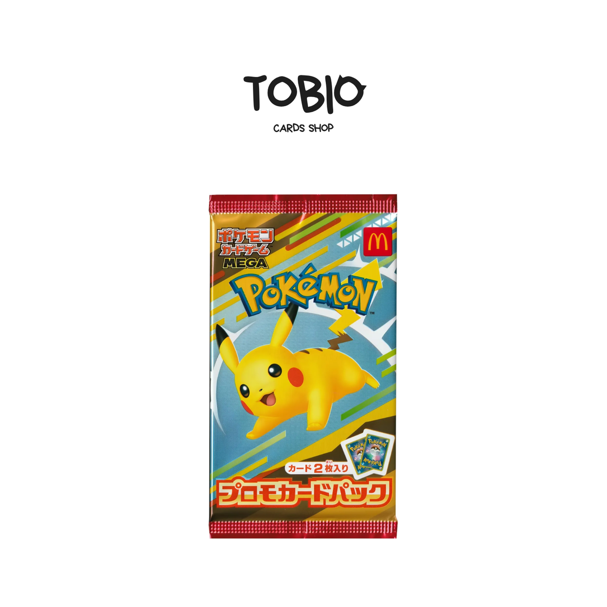 Booster Pokémon McDonald's japonais avec promo Pikachu Burger