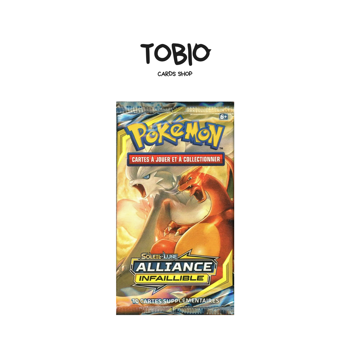 Booster scellé Pokémon Alliance Infaillible SL10 illustration Dracaufeu et Reshiram