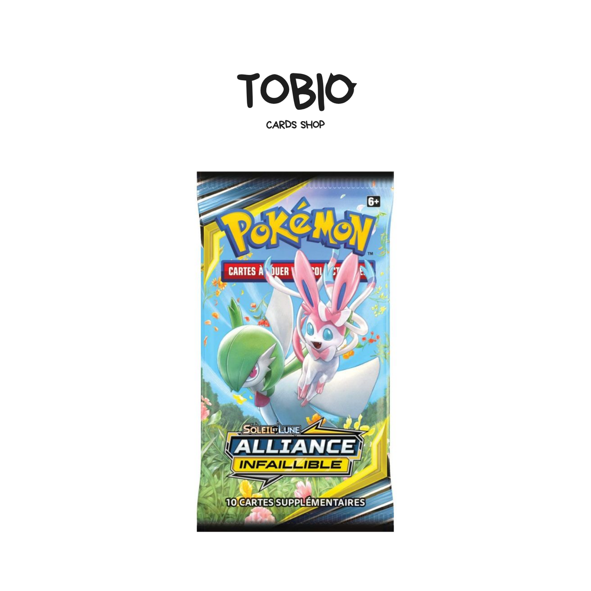 Booster scellé Pokémon Alliance Infaillible SL10 illustration Gardevoir et Nymphali