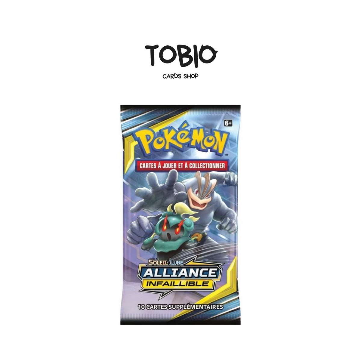 Booster scellé Pokémon Alliance Infaillible SL10 illustration Mackogneur et Marshadow