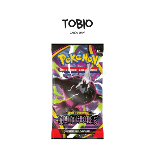 Booster scellé Pokémon Nuit Noire ME5 illustration aléatoire