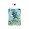 Carte Pokémon Golemastoc AR 123/086 illustration alternative issue de l'extension Écarlate et Violet – Foudre Noire (EV10.5)
