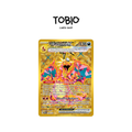 Carte Pokémon française Dracaufeu ex Gold 228/197 du set Flammes Obsidiennes