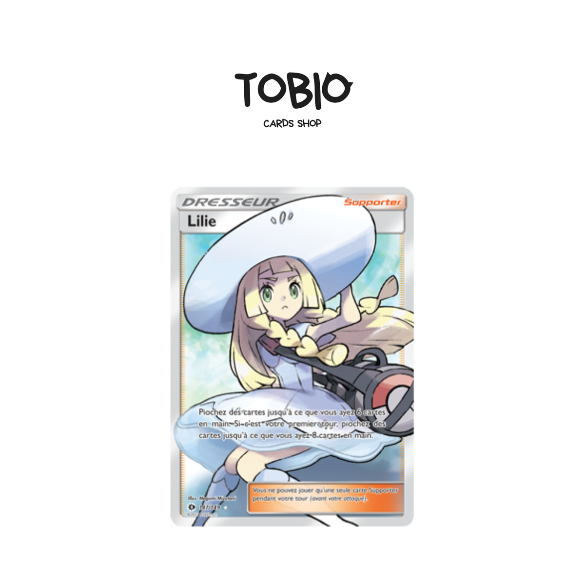 Carte Pokémon Lilie Full Art 147/149 Soleil et Lune