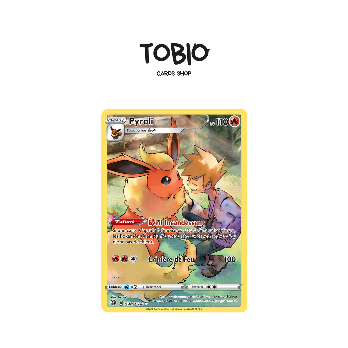Carte Pokémon Pyroli Trainer Gallery TG01/TG30 Stars Étincelantes